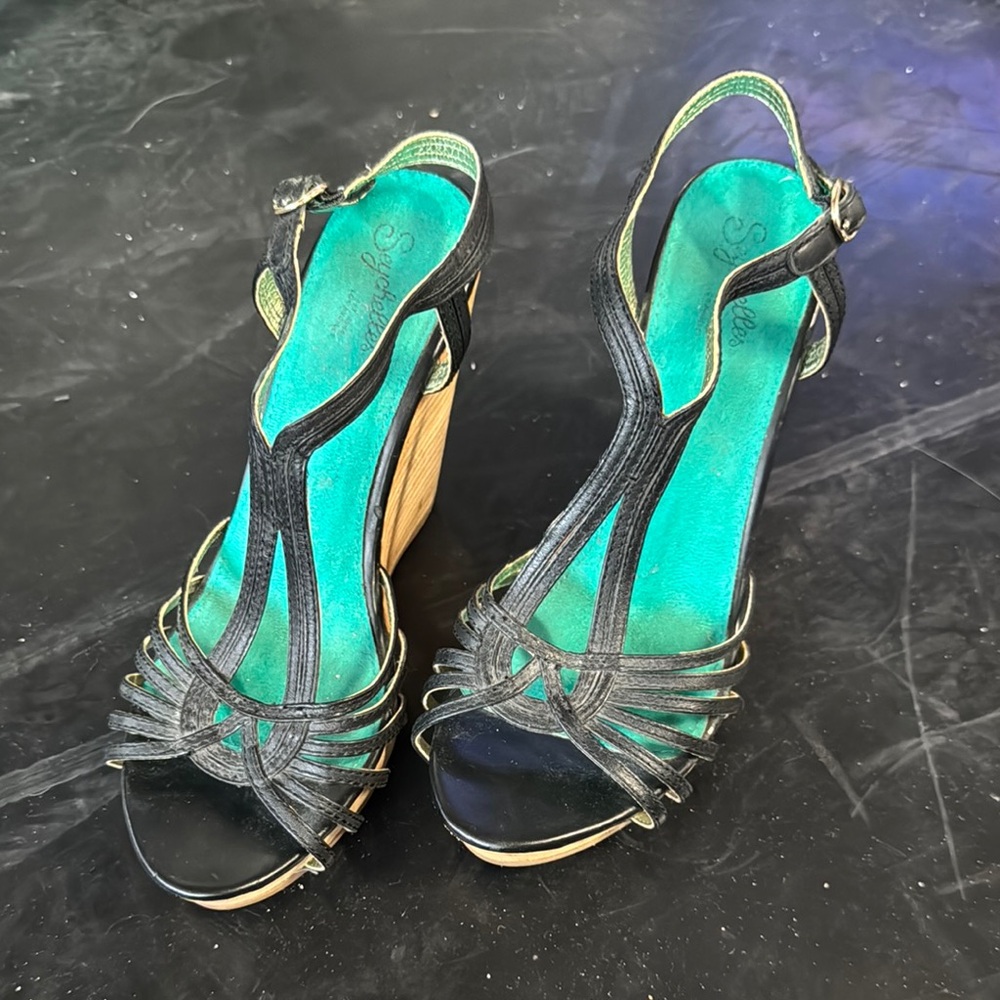 Vintage Seychelles wedges Gale Force